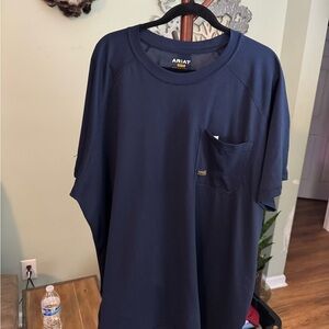 NWOT Ariat Men's Deep Blue Short Sleeve Tee